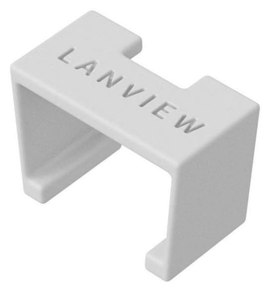 Lanview LVT-SC-W - Farbcodierungsclip - Weiß - Kunststoff - Cat6a - 10 mm - 5 mm