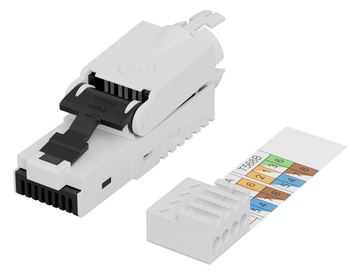 Lanview RJ45 UTP plug Cat6a for AWG22-24 solid/stranded von LumaTech