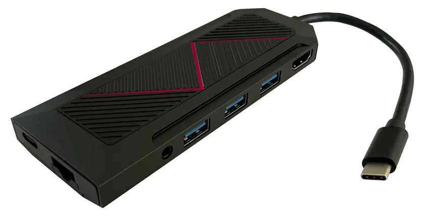LC-Power HUB LC-HUB--C-MULTI-6-RGB black, Ansicht 2