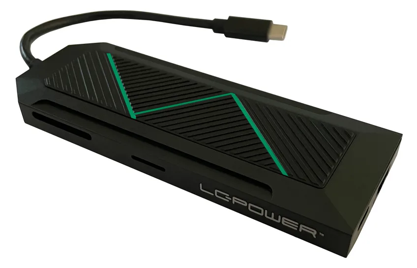 LC-Power HUB LC-HUB--C-MULTI-6-RGB black, Ansicht 3