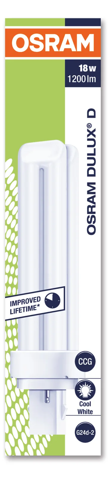 Ledvance Dulux G24D 1200lm 18 Watt/840 130mm - 18 W - G24d-2 - 2P - 10000 h - 1200 lm - Kaltweiße, Ansicht 2