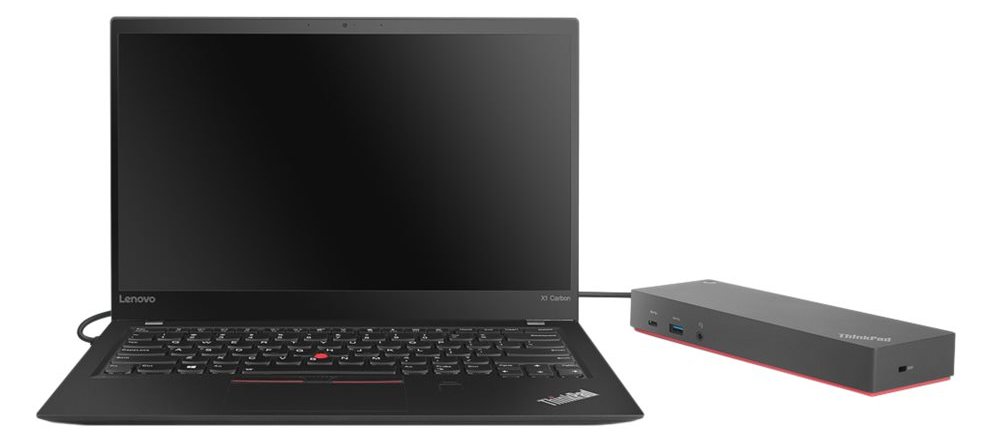 Lenovo 03X7469 - Kabelgebunden - USB 3.2 Gen 2 (3.1 Gen 2) Type-C - 3,5 mm - 10,100,1000 Mbit/s - Schwarz
