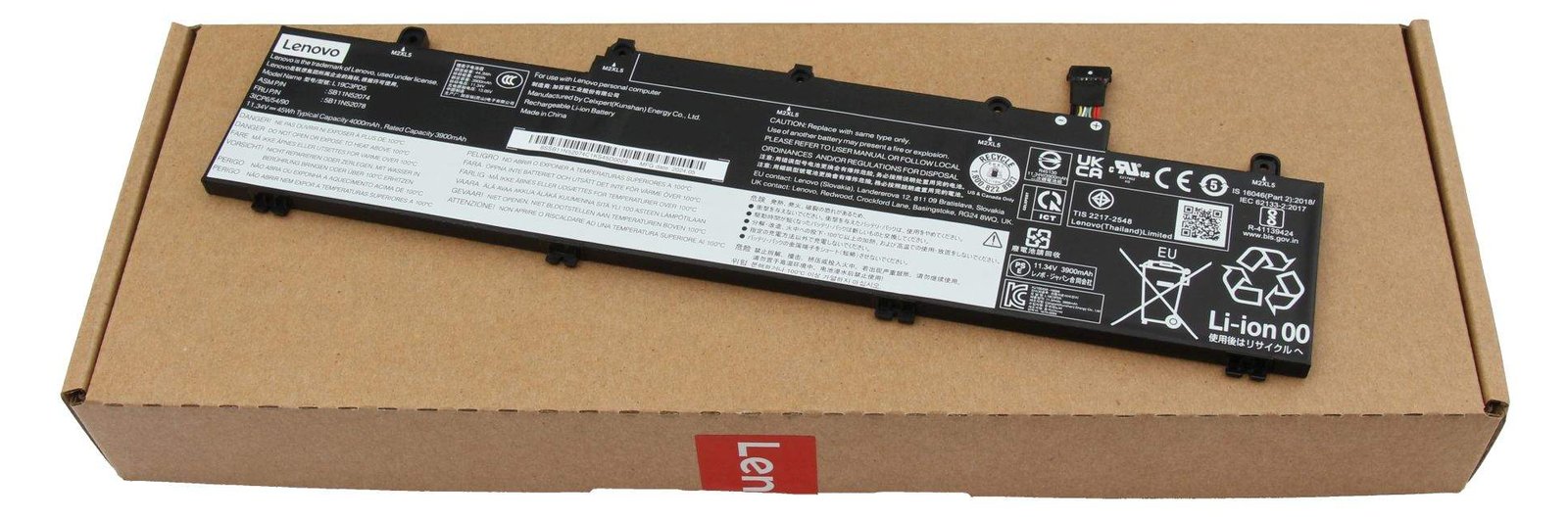 Lenovo 45Wh 3-cell lithium-ion battery - Batterie - 4.055 mAh