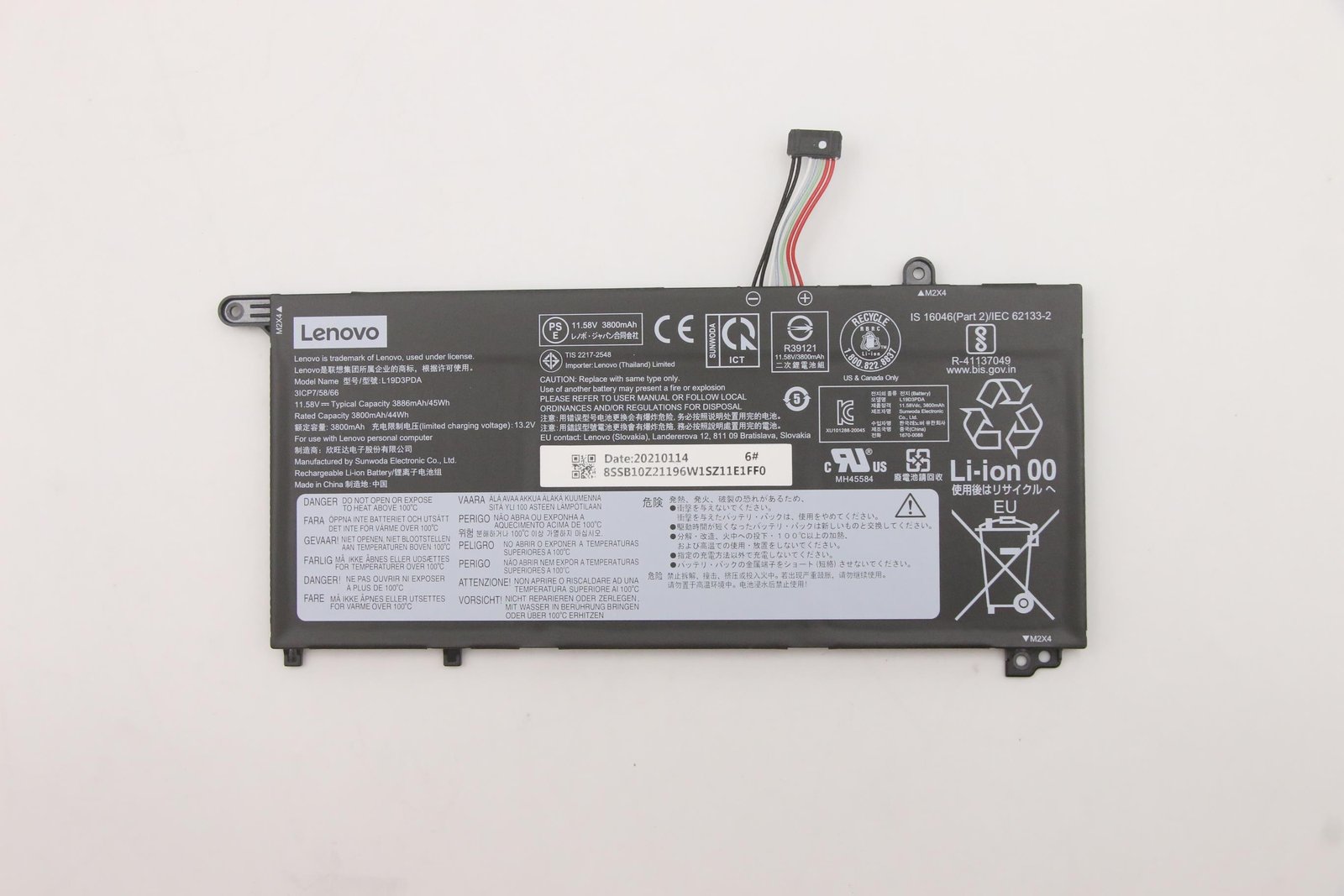 Lenovo Main Battery Pack - Batterie - Lady
