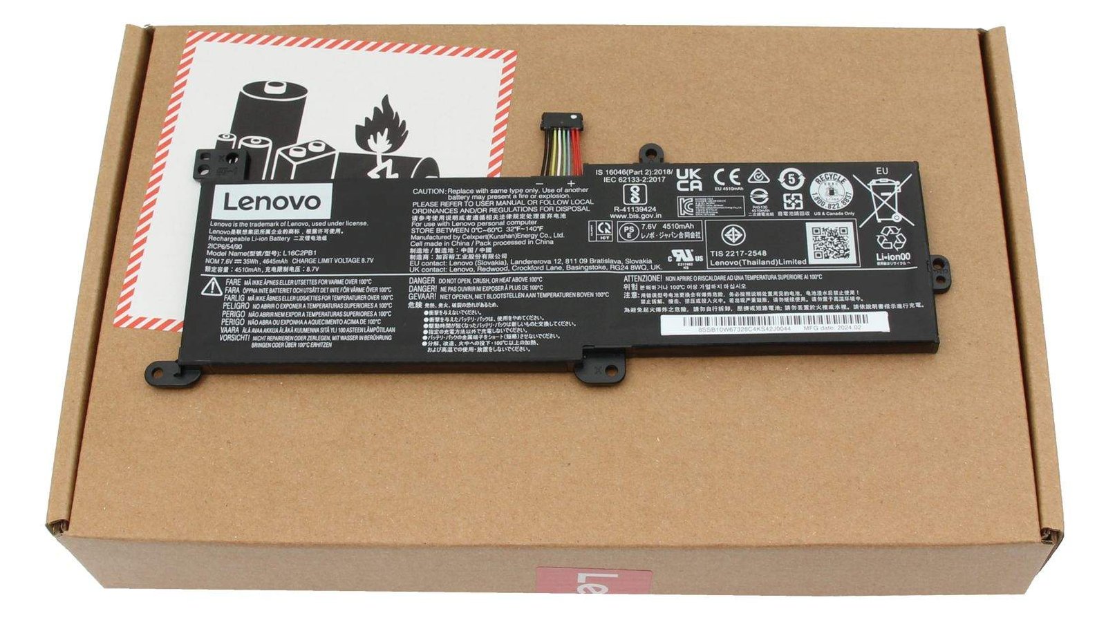 Lenovo Main Battery Pack IdeaPad 320 - Batterie - 3.800 mAh
