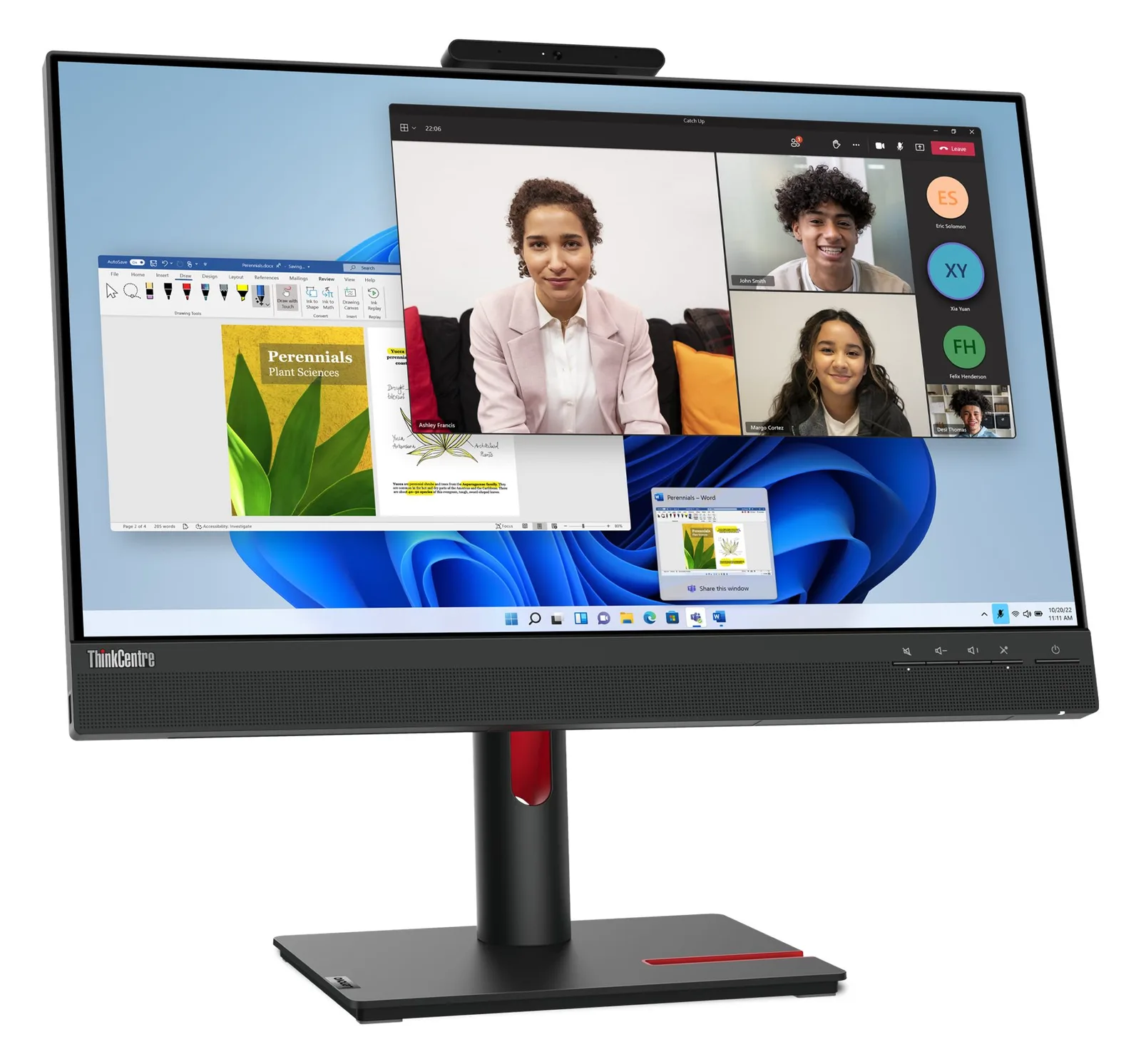 Lenovo ThinkCentre Tiny-in-One 24 Gen 5 - LED-Monitor - 61 cm (24), Ansicht 3