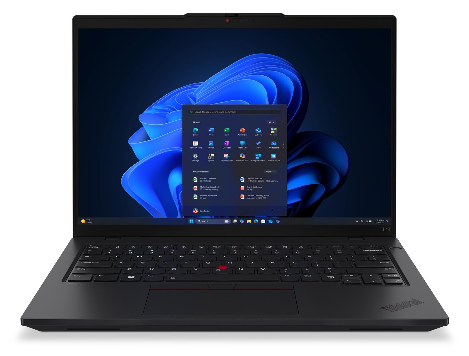 Lenovo ThinkPad L14 Gen 6 21S6 - Intel Core Ultra 5 225U / 1.5 GHz - 16 GB RAM - 512 GB NVMe - 14 - TL: Deutsch, QWERTZ