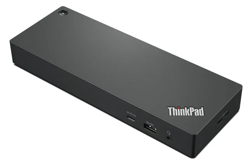 Lenovo ThinkPad Thunderbolt 4 WorkStation Dock - schwarz, rot, Ansicht 2