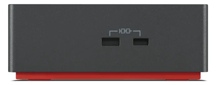 Lenovo ThinkPad Thunderbolt 4 WorkStation Dock - schwarz, rot, Ansicht 4