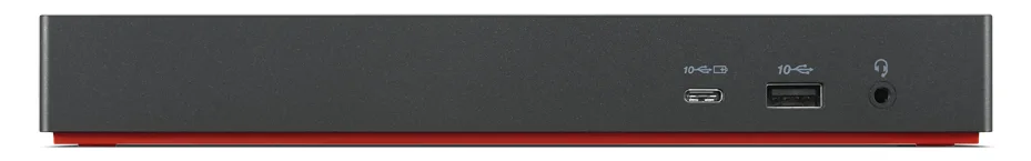 Lenovo ThinkPad Thunderbolt 4 WorkStation Dock - schwarz, rot, Ansicht 5