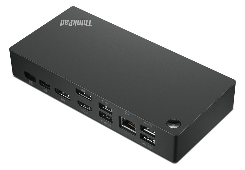 Lenovo ThinkPad Universal USB-C - Kabelgebunden - USB 3.2 Gen 1 (3.1 Gen 1) Type-C - Schwarz - 4K Ultra HD