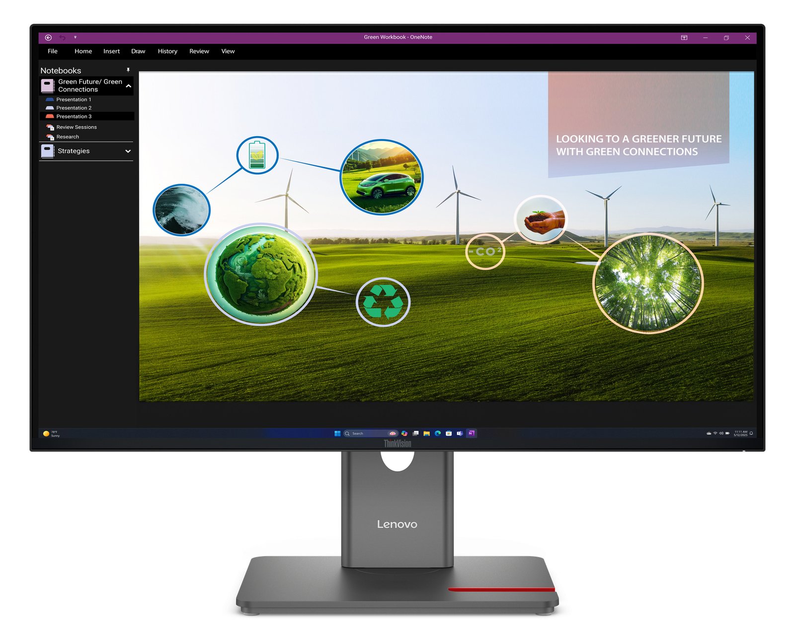 Lenovo ThinkVision P27Q-40 - LED-Monitor - 68.6 cm (27)