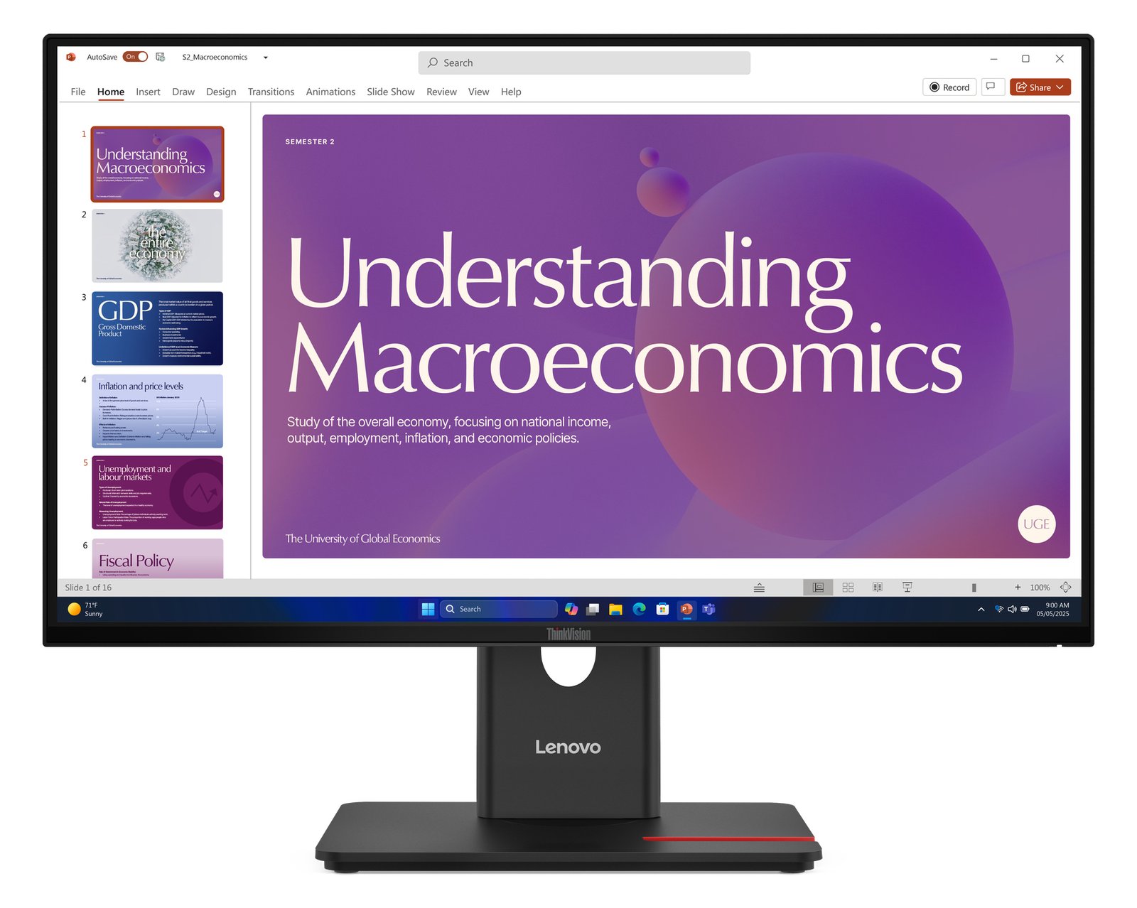 Lenovo ThinkVision T24d-40 - LED-Monitor - 61 cm (24)