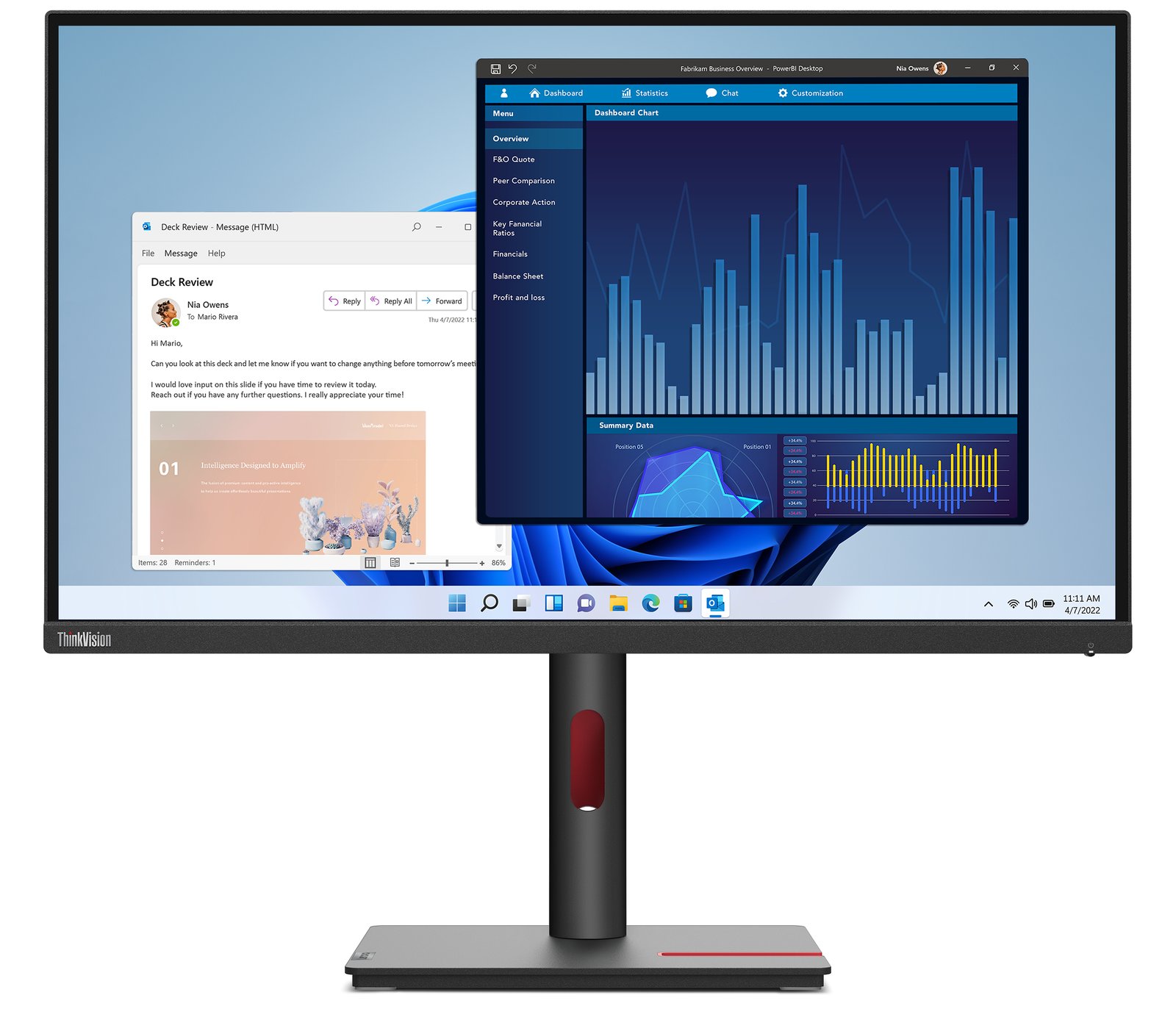 Lenovo ThinkVision T27p-30 - LED-Monitor - 68.6 cm (27)