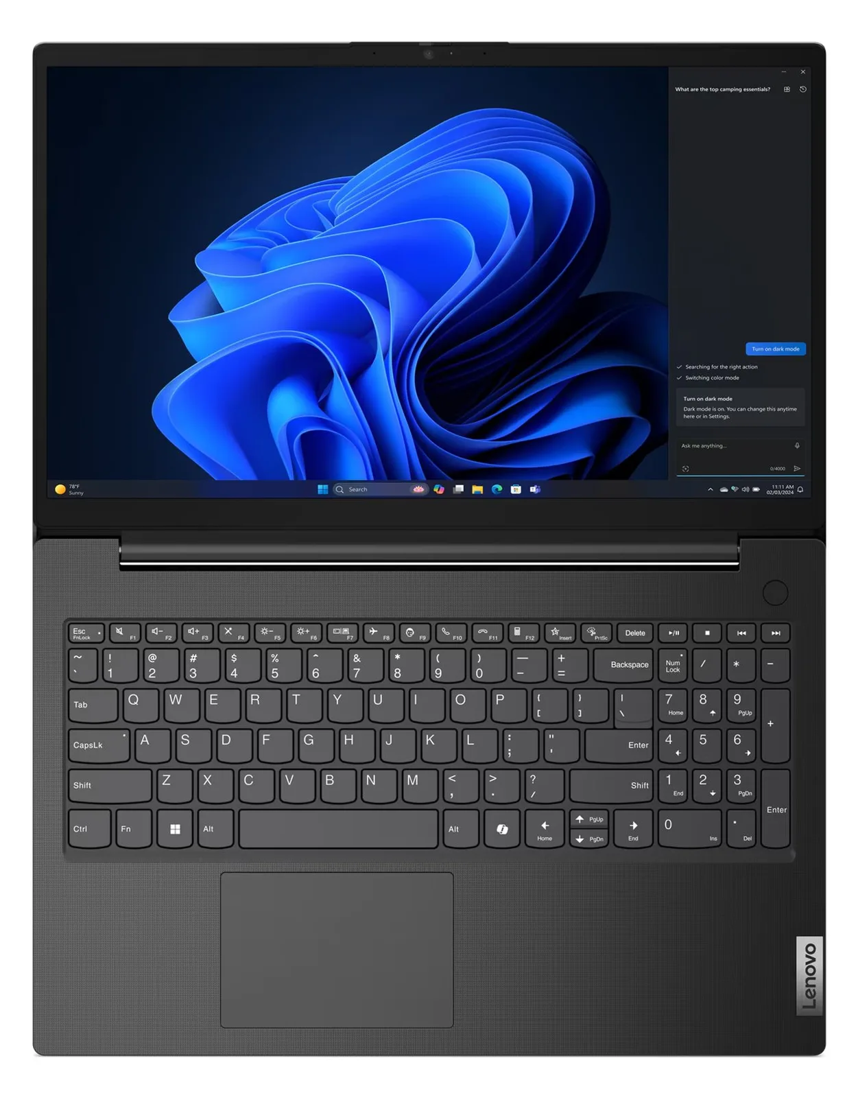Lenovo V15 G5 IRL 83GW - Intel Core i5 13420H - Win 11 Home - 8 GB RAM - 512 GB SSD NVMe - 15.6 - TL: Deutsch, QWERTZ, Ansicht 2