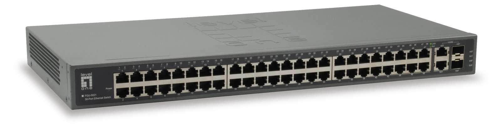 LevelOne FGU-5021 - Switch - unmanaged - 48 x 10/100 + 2 x Kombi-Gigabit-SFP