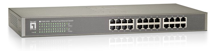 LevelOne FSW-2450 - Switch - 24 x 10/100 - Desktop