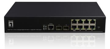 LevelOne GEP-1061 - Switch - managed - 8 x 10/100/1000 (PoE+) von LumaTech