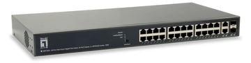 LevelOne GEP-2651 - Switch - Smart - 24 x 10/100/1000 (PoE+) von LumaTech