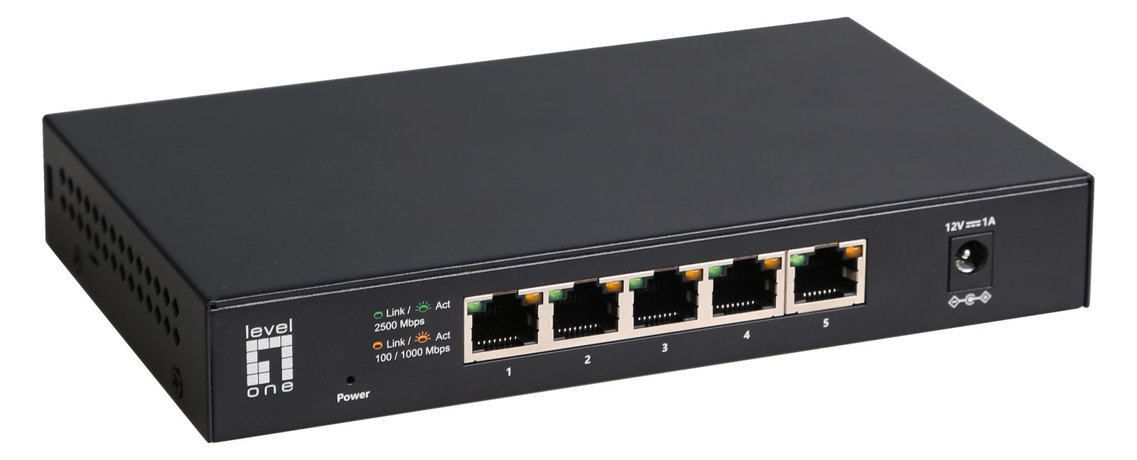LevelOne GEU-0525 - Switch - unmanaged - 5 x 100/1000/2.5G Base-T von LumaTech