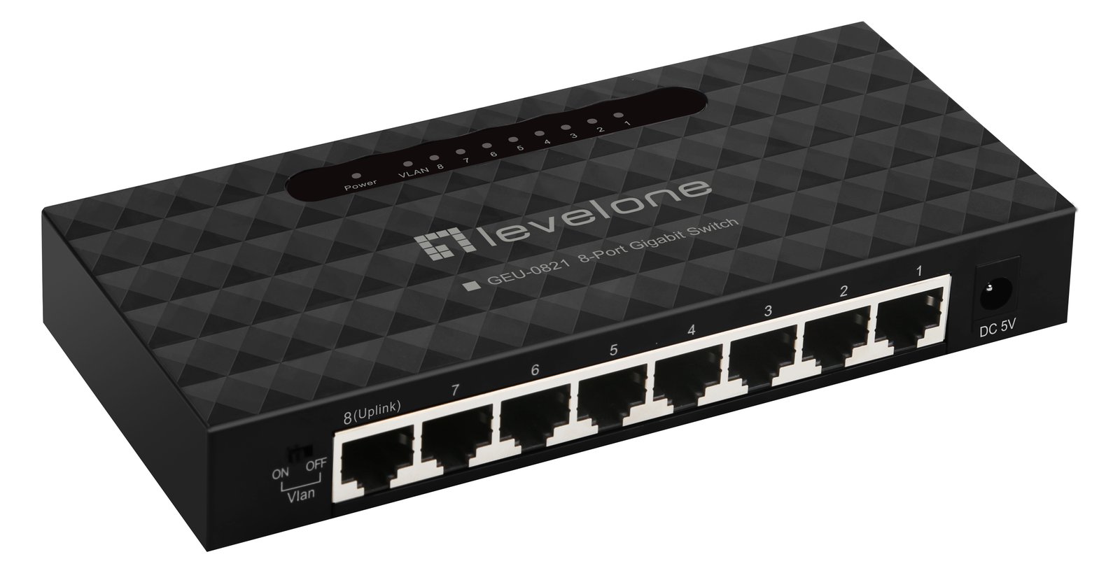 LevelOne GEU-0821 - Switch - 8 x 10/100/1000