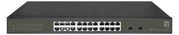 LevelOne Hilbert 26-Port Gigabit Smart Lite Switch - 24 x Gigabit RJ45 - 2 x Gigabit SFP - Managed - Gigabit Ethernet von LumaTech