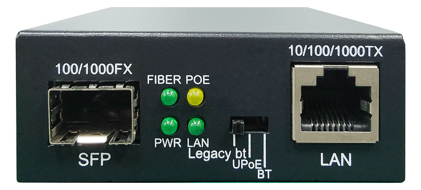 LevelOne Konverter GVT-2015/1000T>RJ45 to SFP 60W sw - Converter - WLAN, Ansicht 3