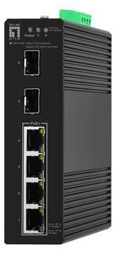 LevelOne Switch 6x GE IGS-2106P 2xSFP 4xPoE Outputs sw von LumaTech