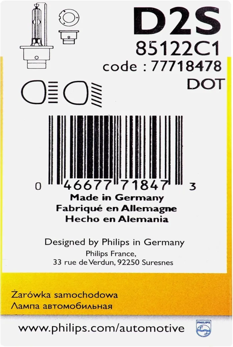 Philips Xenon Brenner D2S 85122C1 85V 35W *NEU* — Bild 2