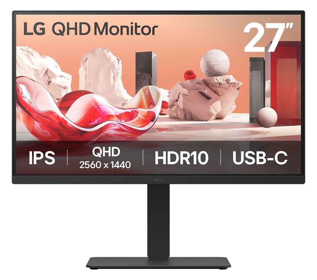LG 27BA75QB-B.AEU - Flachbildschirm (TFT/LCD) - 68,6 cm - 5 ms - IPS - HDMI - USB Typ C - Kopfhörer Ausgang