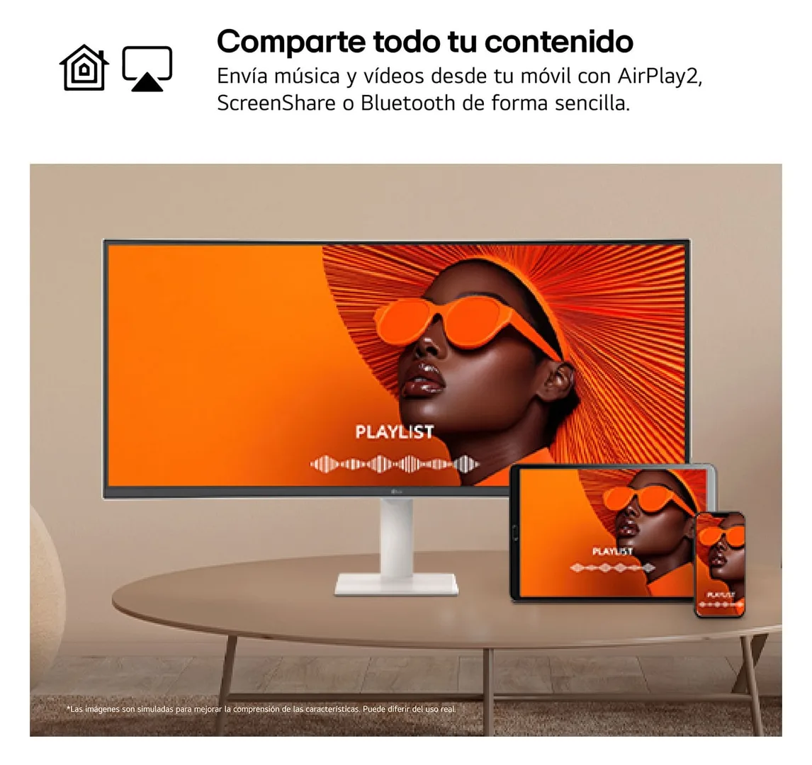 LG Monitor 34U601SA-W 34U601SAW - Flachbildschirm (TFT/LCD) - 86,4 cm, Ansicht 4