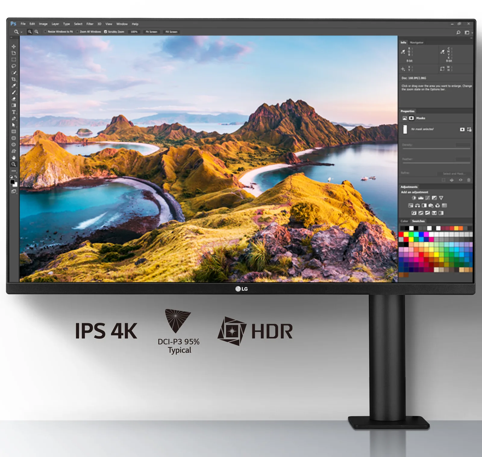 LG UltraFine Ergo 32UN880K-B - LED-Monitor - 81.3 cm (32), Ansicht 2