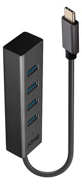 Lindy Hub - 4 x USB 3.2 Gen 2 - Desktop von LumaTech