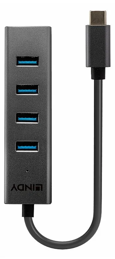 Lindy Hub - 4 x USB 3.2 Gen 2 - Desktop, Ansicht 4