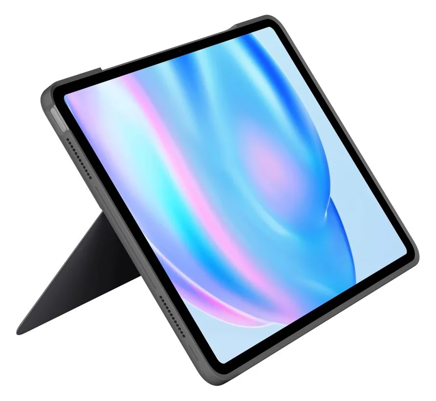 Logitech Combo Touch - Tastatur und Foliohülle - mit Trackpad - beleuchtet - QWERTZ - für Apple 13-inch iPad Air (M2), Ansicht 2