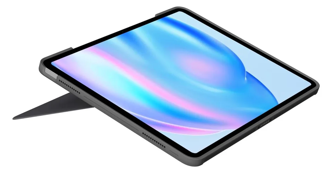 Logitech Combo Touch - Tastatur und Foliohülle - mit Trackpad - beleuchtet - QWERTZ - für Apple 13-inch iPad Air (M2), Ansicht 3