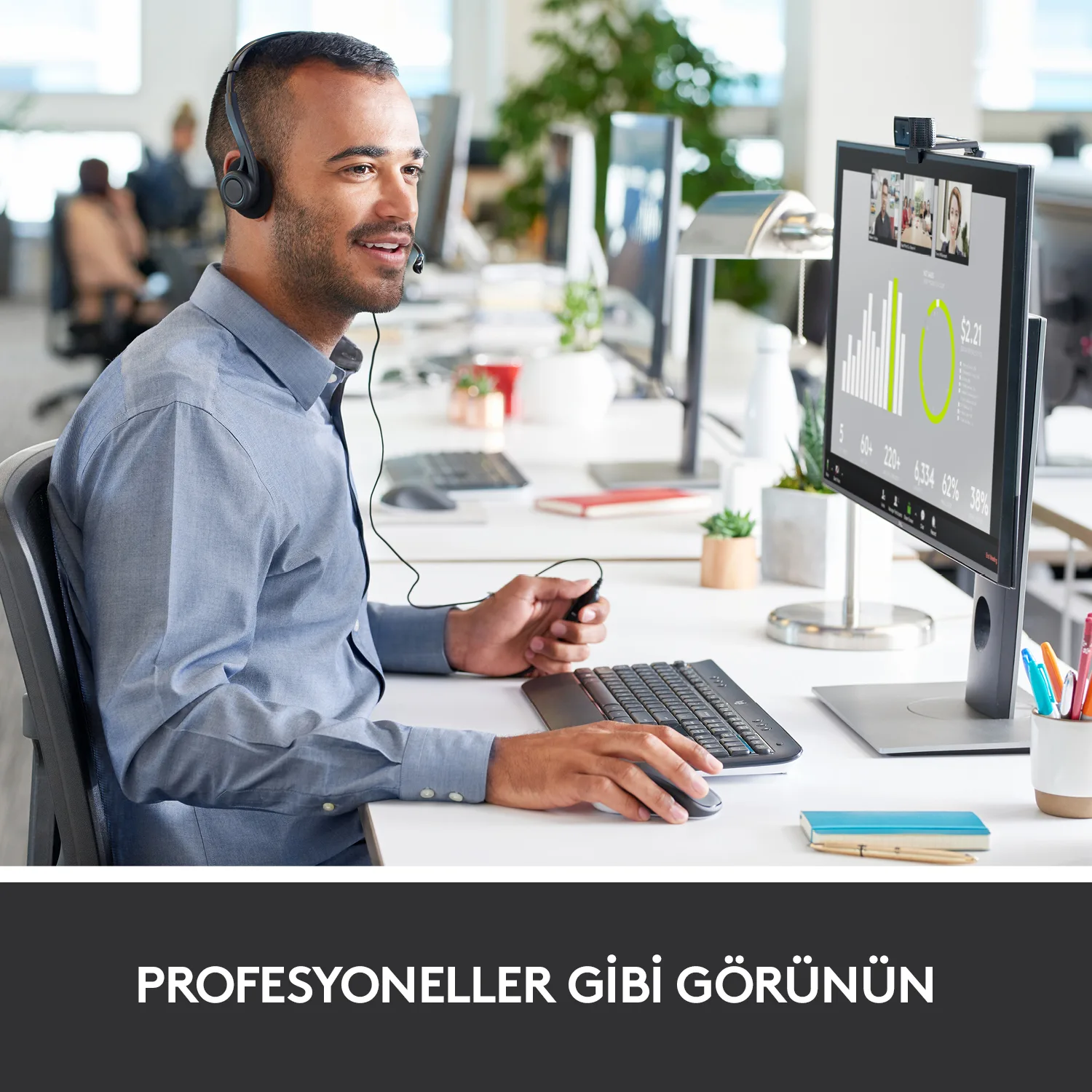 Logitech HD Pro Webcam C920S - Webcam - Farbe, Ansicht 2