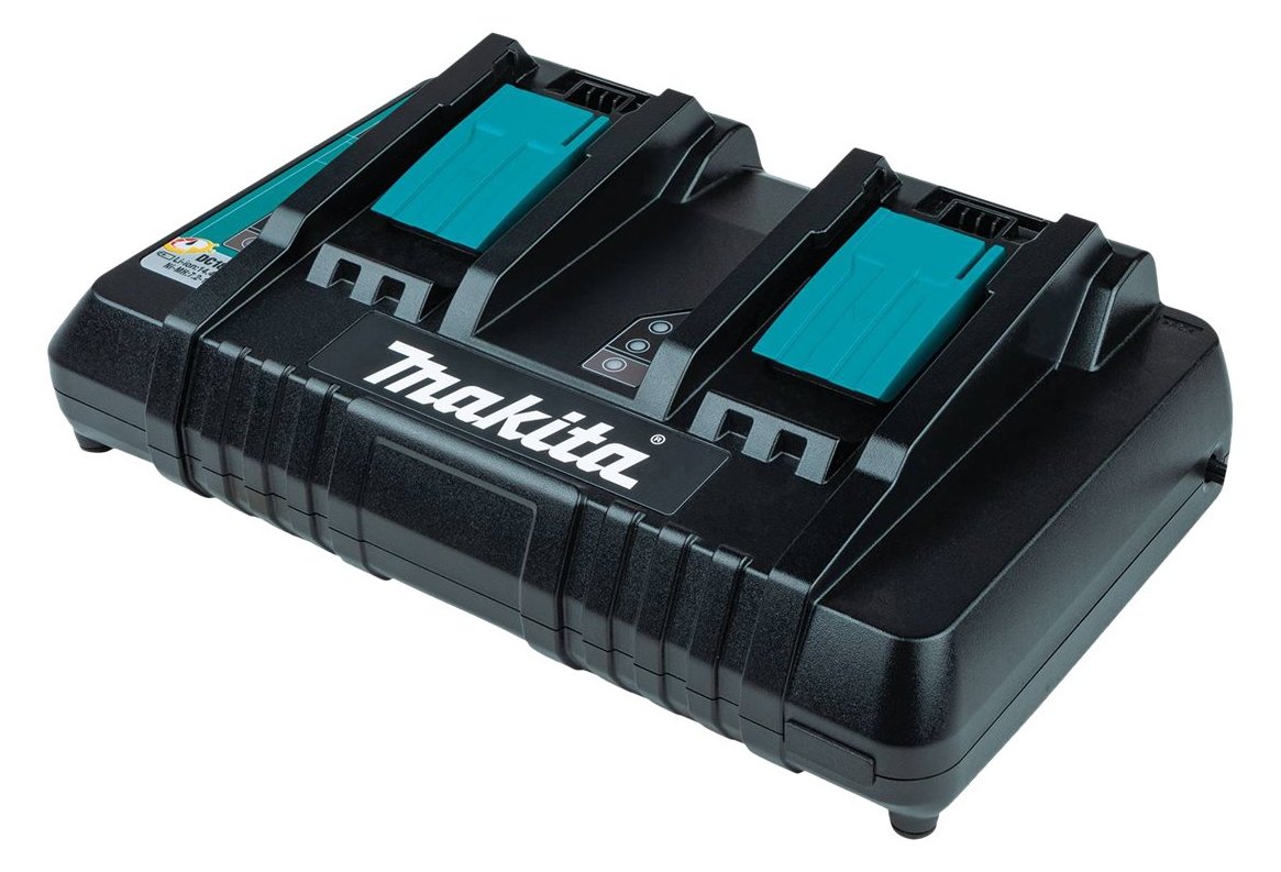 Makita DC18RD - Batterieladegerät - 2 x Batterien laden