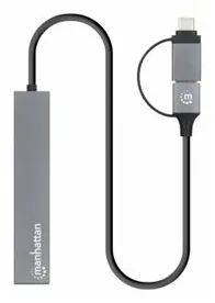 Manhattan Hub - 4 x USB 3.2 Gen 1 - Desktop - 0,25 m, Ansicht 3