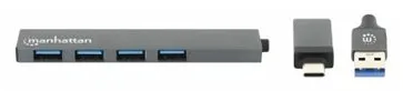 Manhattan Hub - 4 x USB 3.2 Gen 1 - Desktop - 0,25 m, Ansicht 4