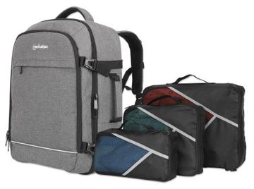 Manhattan Rome - Notebook-Rucksack - 43.9 cm (17.3) von LumaTech