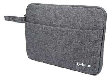 Manhattan Seattle Laptop Sleeve 14.5, Grey, Padded, Extra Soft Internal Cushioning, Main Compartment with double zips von LumaTech
