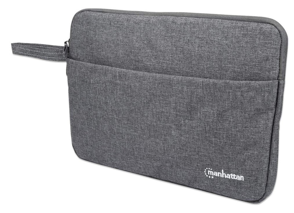 Manhattan Seattle Laptop Sleeve 14.5, Grey, Padded, Extra Soft Internal Cushioning, Main Compartment with double zips von LumaTech