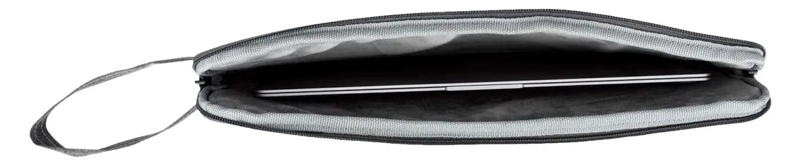 Manhattan Seattle Laptop Sleeve 14.5, Grey, Padded, Extra Soft Internal Cushioning, Main Compartment with double zips, Ansicht 3
