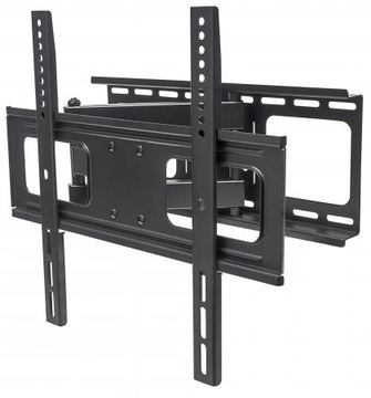 Manhattan TV & Monitor Mount, Wall, Full Motion, 1 screen, Screen Sizes: 32-55, Black, VESA 200x200 to 400x400 von LumaTech