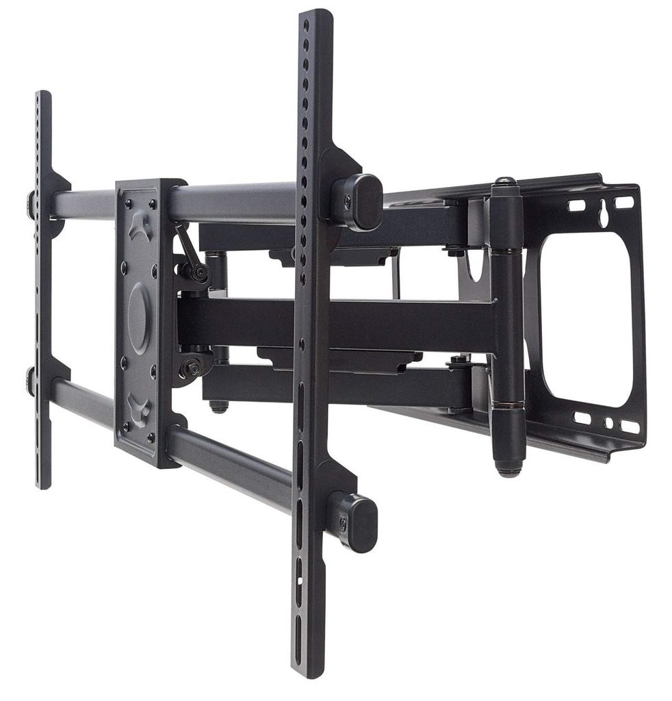 Manhattan TV & Monitor Mount, Wall, Full Motion, 1 screen, Screen Sizes: 37-75, Black, VESA 200x200 to 800x400mm