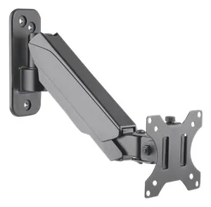 Manhattan TV & Monitor Mount, Wall, Spring Arm, 1 screen, Screen Sizes: 17-32, Black, VESA 75x75 to 100x100mm, Max 8kg - grau, Ansicht 3
