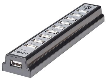 Manhattan USB-A 10-Port Desktop Hub, 10x USB-A Ports, 480 Mbps (USB 2.0) von LumaTech