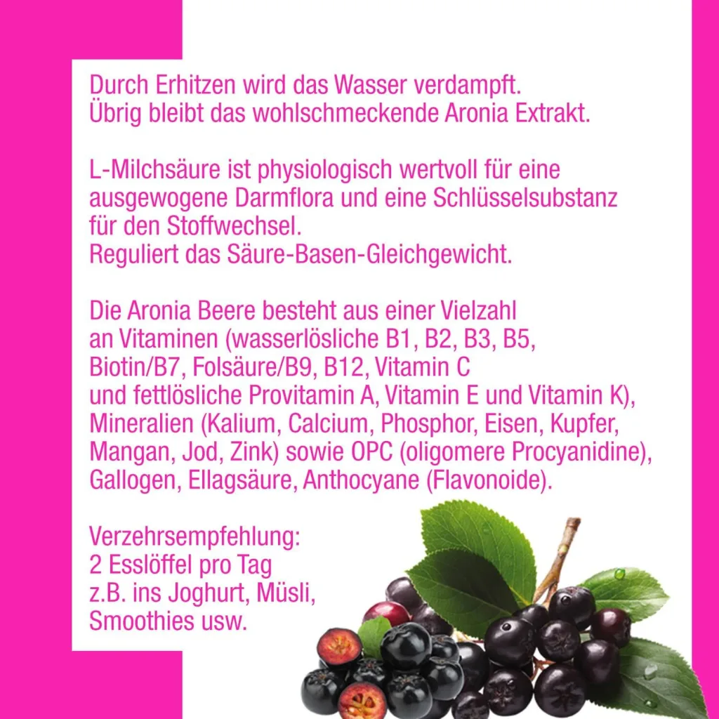 Bio Aronia Extrakt 200ml — Bild 8