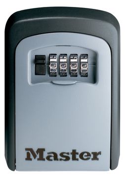 MasterLock 5401EURD - Metall - Schwarz - Grau - Zahlenschloss - 83 x 34 x 118 mm von LumaTech